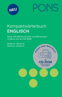 PONS Kompaktwörterbuch Englisch, m. CD-ROM - PONS Kompaktwörterbuch Englisch mit CD-ROM, Englisch-Deutsch /Deutsch-Englisch