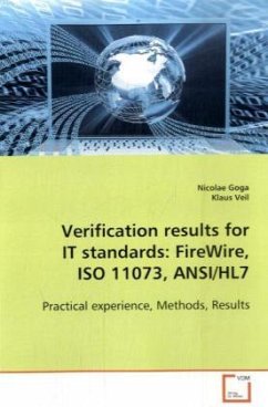 Verification results for IT standards: FireWire, ISO 11073, ANSI/HL7 - Goga, Nicolae