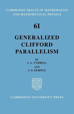 Generalized Clifford Parallelism - Tyrrell, J. A.; Semple, J. G.