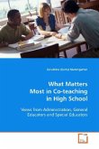 What Matters Most in Co-teaching in High School