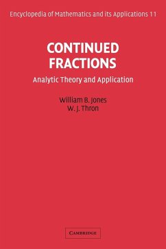 Continued Fractions - Jones, William B. Jr.; Thron, W. J.