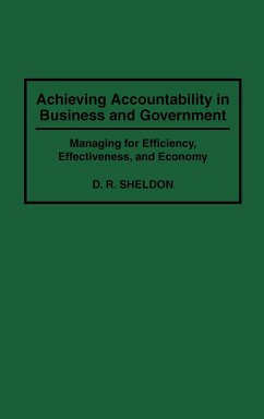 Achieving Accountability in Business and Government - Sheldon, Debra