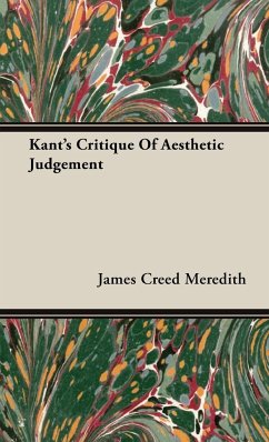Kant's Critique Of Aesthetic Judgement - Meredith, James Creed