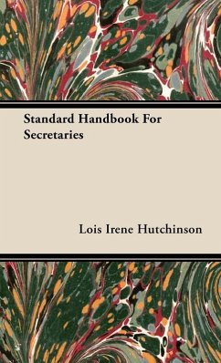 Cover Standard Handbook for Secretaries