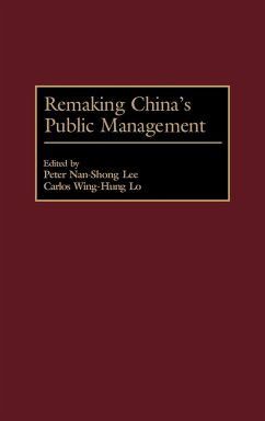 Remaking China's Public Management