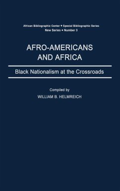 Afro-Americans and Africa - Helmreich, William B.; Anom