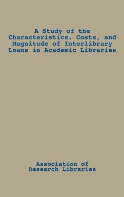 A Study of the Characteristics, Costs, and Magnitude of Interlibrary Loans in Academic Libraries - Palmour, Vernon E.; Unknown