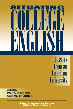 Situating College English - Herausgeber: Carton, Evan Friedman, Alan Warren