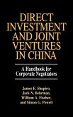 Direct Investment and Joint Ventures in China