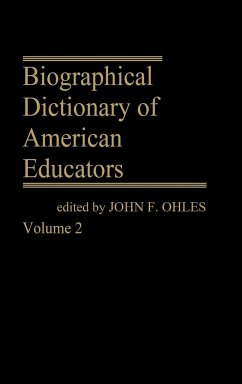 Biographical Dictionary of American Educators V2 - Ohles, John F.