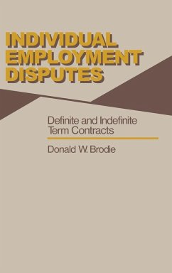 Individual Employment Disputes - Brodie, Donald W.