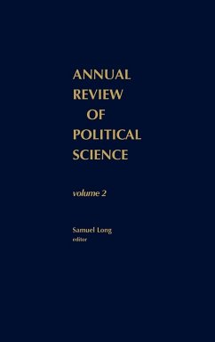 Cover Annual Review of Political Science, Volume 2