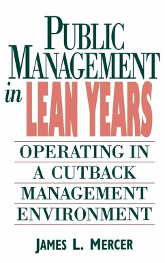 Cover Public Management in Lean Years