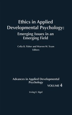 Ethics in Applied Developmental Psychology - Sigel, Irving E.; Tryon, Warren W.