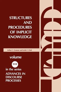 Structures and Procedures of Implicit Knowledge - Graesser, Arthur C.; Clark, Leslie F.; Unknown