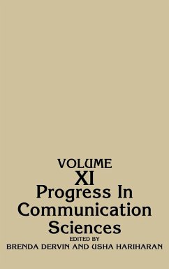 Cover Progress in Communication Sciences, Volume 11