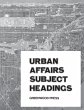 Urban Affairs Subject Headings - Bild 1