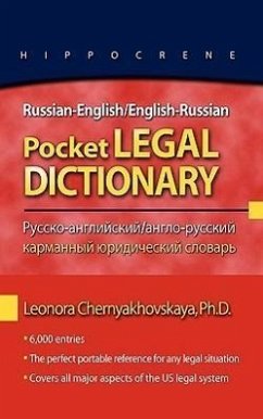 Russian-English/English-Russian Pocket Legal Dictionary - Chernyakhovskaya, Leonora