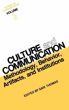 Studies in Communication, Volume 3 - Thomas, Sari; Unknown