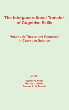 The Intergenerational Transfer of Cognitive Skills - Beeler, Micheal J.; McDonald, Barbara A.