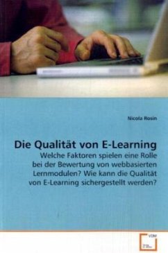 Die Qualität von E-Learning - Rosin, Nicola