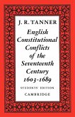 English Constitutional Conflicts of the Seventeenth Century