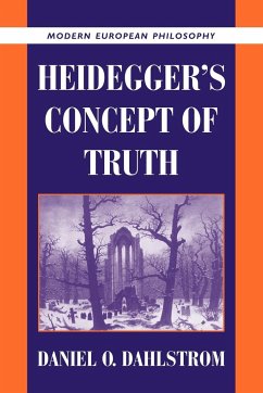 Heidegger's Concept of Truth - Dahlstrom, Daniel O.