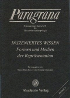 Inszeniertes Wissen - Kiesow, Rainer M / Schmidgen, Henning (Hgg.)