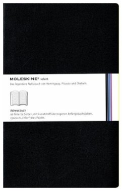 Moleskine Volant, Large Size, Address-Book, black