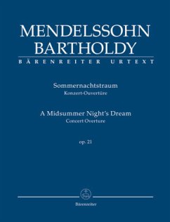 Ein Sommernachtstraum op.21, Studienpartitur - Mendelssohn Bartholdy, Felix