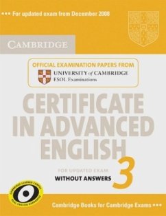 Student's Book without answers / Cambridge Certificate in Advanced English 3 (Exam 2008)