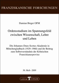 Cover Ordensstudium im Spannungsfeld zwischen Wissenschaft, Lehre und Leben