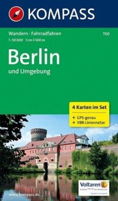 KOMPASS Wanderkarte Berlin und Umgebung