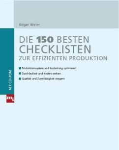 Cover Die 150 besten Checklisten zur effizienten Produktion