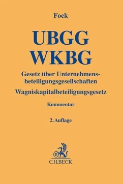 Cover Gesetz über Unternehmensbeteiligungsgesellschaften, Wagniskapitalbeteiligungsgesetz