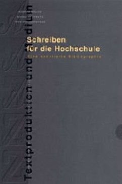 Schreiben für die Hochschule - Ehlich, Konrad;Steets, Angelika;Traunspurger, Inka
