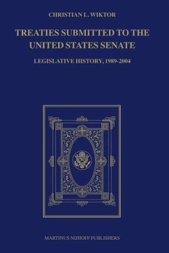 Treaties Submitted to the United States Senate - Wiktor, Christian L