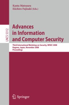 Advances in Information and Computer Security - Matsuura, Kanta / Fujisaki, Eiichiro (Volume editor)