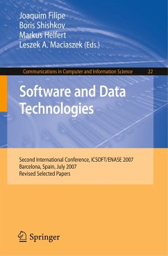 Software and Data Technologies - Filipe, Joaquim / Shishkov, Boris / Helfert, Markus et al. (Volume editor)