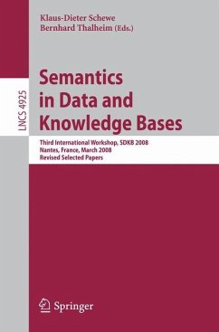 Semantics in Data and Knowledge Bases - Schewe, Klaus-Dieter / Thalheim, Bernhard (Volume editor)