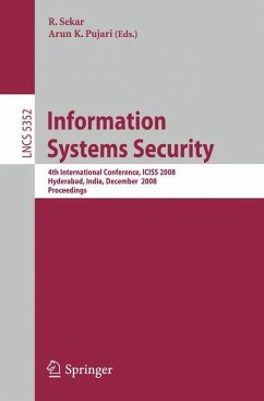 Information Systems Security - Sekar, R. / Pujari, Arun K. (Volume editor)