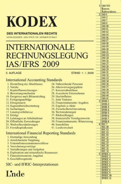 Cover Internationale Rechnungslegung IAS/IFRS 2009
