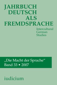 Cover Jahrbuch Deutsch als Fremdsprache Bd.33/2007