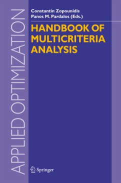 Handbook of Multicriteria Analysis - Zopounidis, Constantin / Pardalos, Panos M. (Hrsg.)