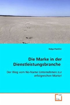 Cover Die Marke in der Dienstleistungsbranche