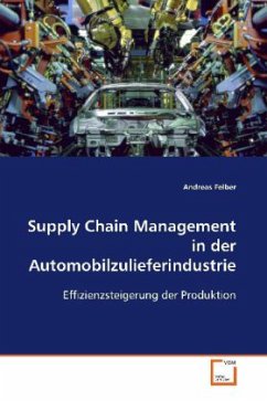 Supply Chain Management in der Automobilzulieferindustrie - Felber, Andreas