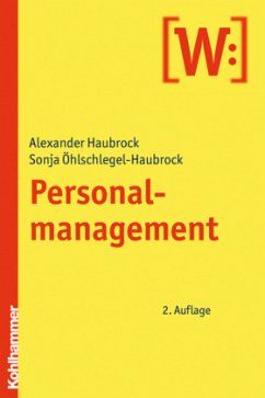 Personalmanagement - Haubrock, Alexander; Öhlschlegel-Haubrock, Sonja