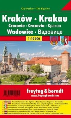 Freytag & Berndt Stadtplan Krakau, Wadowice. Krakow, Wadowice. Cracovie, Wadowice. Cracovia, Wadowice. Krakov, Wadowice. Krakkó, Wadowice