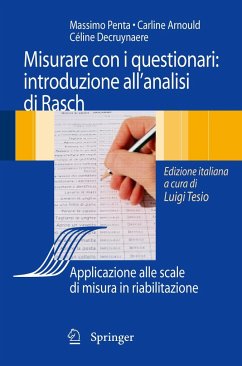 Analisi Di Rasch E Questionari Di Misura - Penta, Massimo;Arnould, Carlyne;Decruynaere, Céline