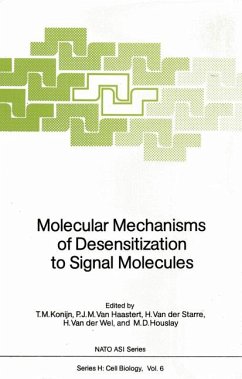 Molecular mechanisms of desensitization to signal molecules: Proceedings of the NATO Advanced Research Workshop on Molecular and Cellular Processes Underlying Desensitization and Adaptation to Signal Molecules held at Noordwijkerhout, the Netherlands, 29 - 31 May, 1986. (= NATO ASI series / Series H, Cell biology, Vol. 6).